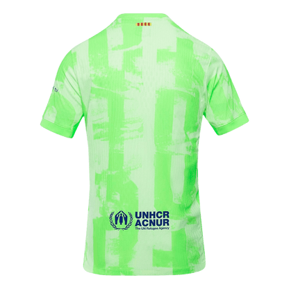 Barcelona Tredjeställ Fotbollströja 2024/25 Autentisk - Spotify-logotyp utan text
