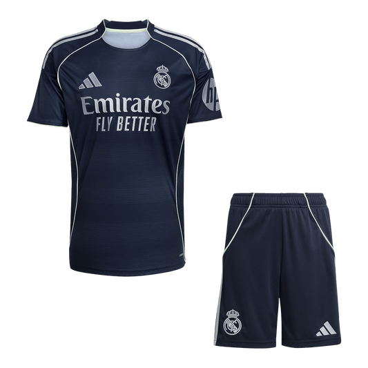 Real Madrid Tröja Bortaställ 2025/26 Mörkblå