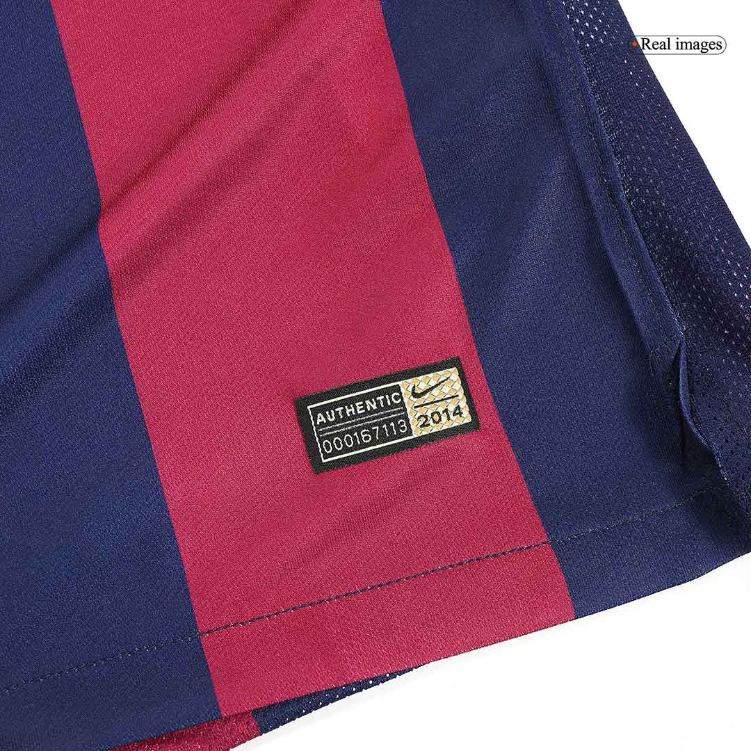 Retro Barcelona Hemma Fotbollströja MESSI #10 2014/15