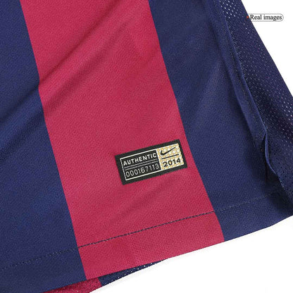 Retro Barcelona Hemma Fotbollströja MESSI #10 2014/15