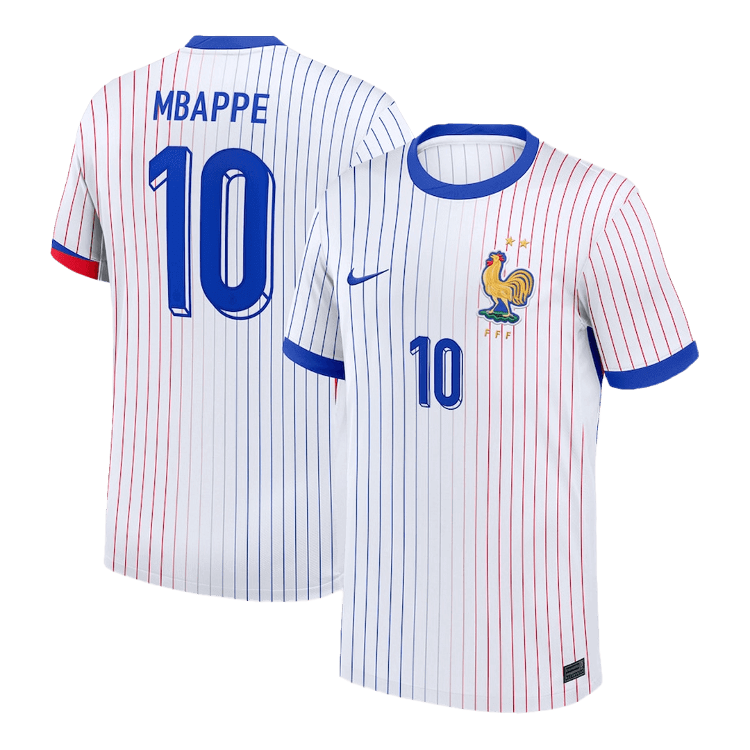 MBAPPÉ #10 Frankrike Borta fotbollströjor 2024