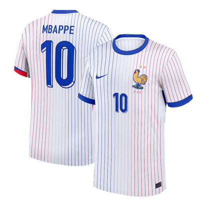 MBAPPÉ #10 Frankrike Borta fotbollströjor 2024