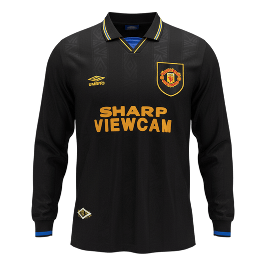 Manchester United Bortatröja 1993/94 Retro
 Svart