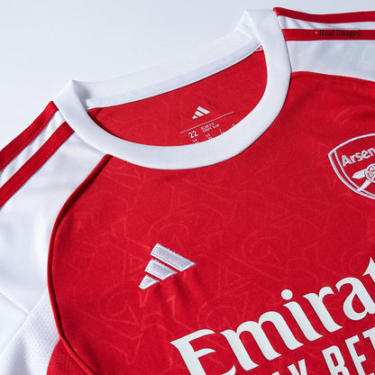 Arsenal Tröja 2025/26 Hemmaställ Röd Barn