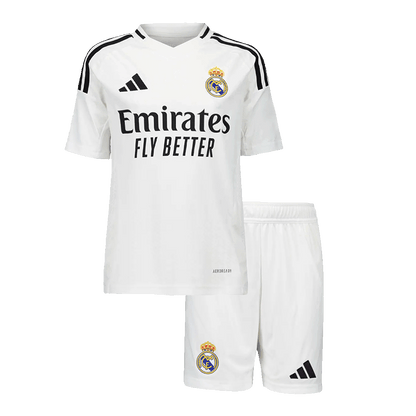 Real Madrid Hemma Fotbollströja 2024/25 Fotbollssats Barn Premium