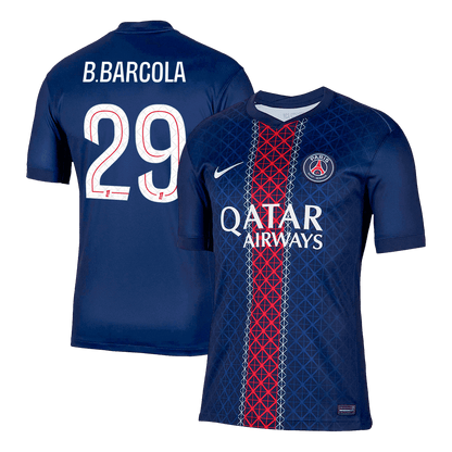 B.BARCOLA #29 PSG Tröja 2025/26 Hemma stora storlekar