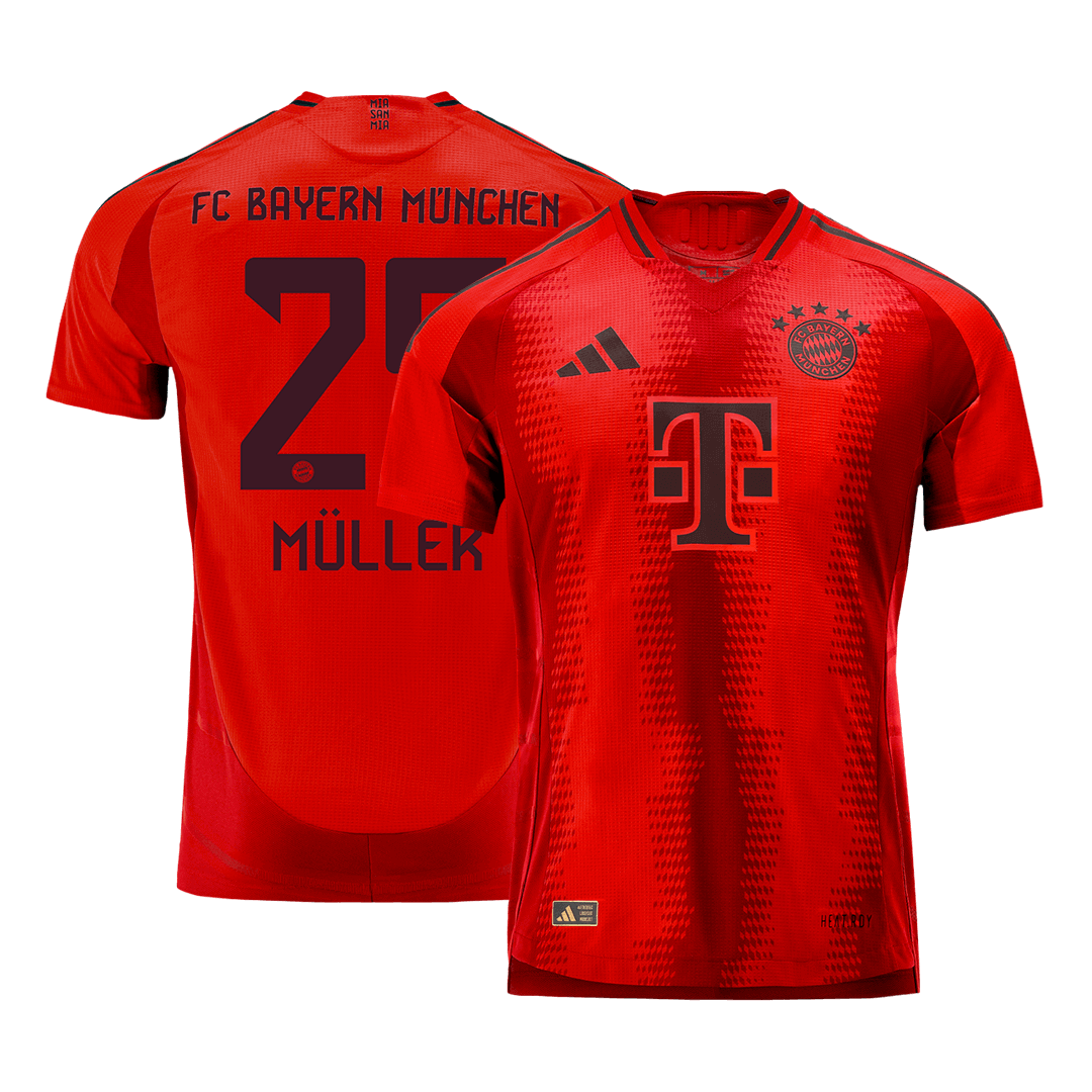Bayern Munich Hemma Fotbollströja MÜLLER #25 2024/25 Autentisk