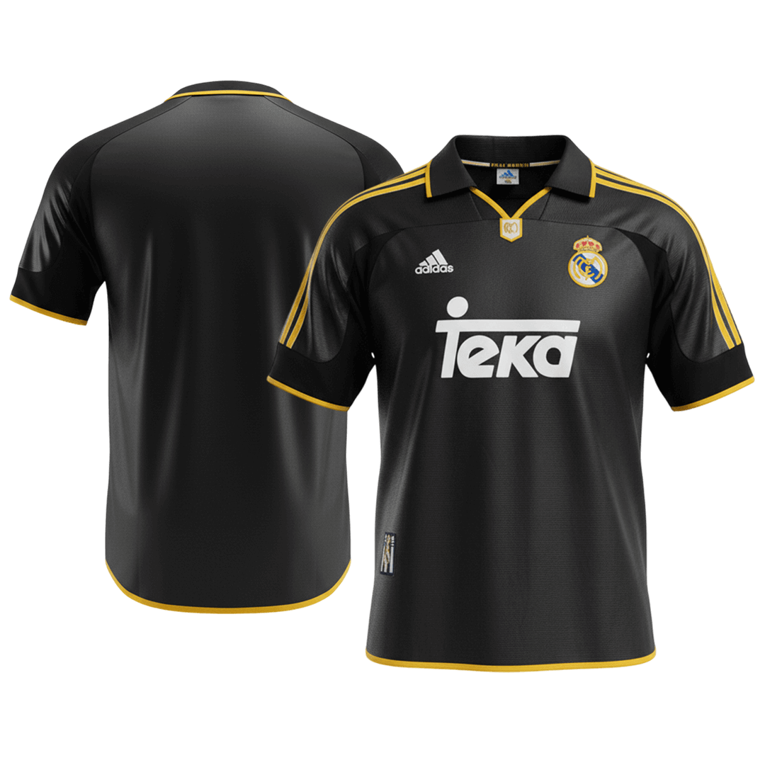 Real Madrid Bortatröja 1999/01 Retro
 Svart
