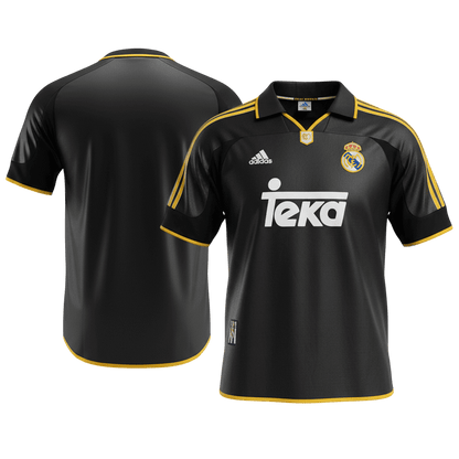 Real Madrid Bortatröja 1999/01 Retro
 Svart-2