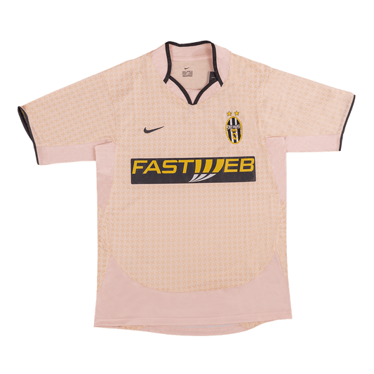 Retro Juventus Borta Fotbollströja DEL PIERO #10 2003/04-1
