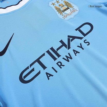 Retro Manchester City Hemma Fotbollströja 2013/14