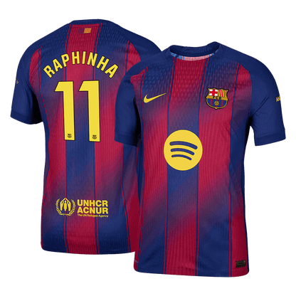 RAPHINHA #11 Barcelona Tröja 2025/26 Hemma Autentisk