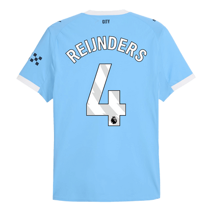 Manchester City Tröja REIJNDERS #4 2025/26 Hemma Autentisk Blå