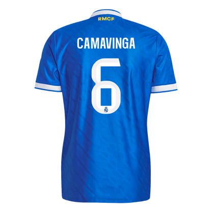 Real Madrid Tröja CAMAVINGA #6 2025/26 Tredje Autentisk Blå