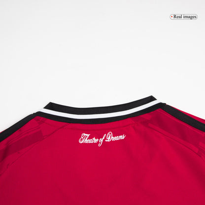 MOUNT #7 Manchester United Tröja 2025/26 Hemma Premium Röd-2