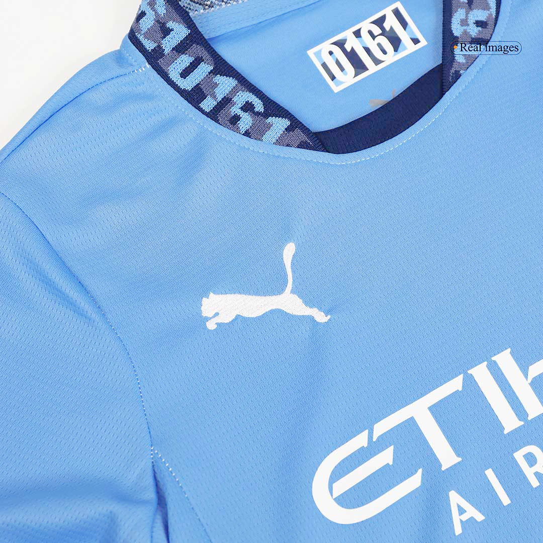 Manchester City Hemma Fotbollströja 2024/25 Fotbollssats Barn