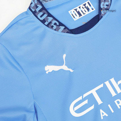Manchester City Hemma Fotbollströja 2024/25 Fotbollssats Barn