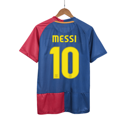 Retro Barcelona Hemma Fotbollströja MESSI #10 2008/09 - UCL Final