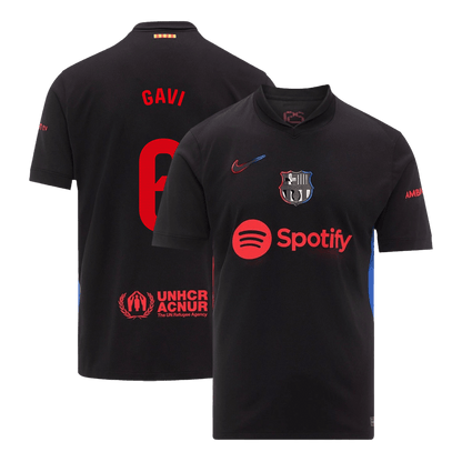 Barcelona Borta Fotbollströja GAVI #6 2024/25