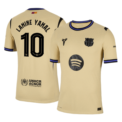 LAMINE YAMAL #10 Barcelona Tröja 2025/26 Borta Autentisk - UCL