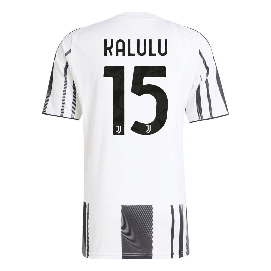 Juventus Tröja KALULU #15 2025/26 Hemma Svart & Vitt