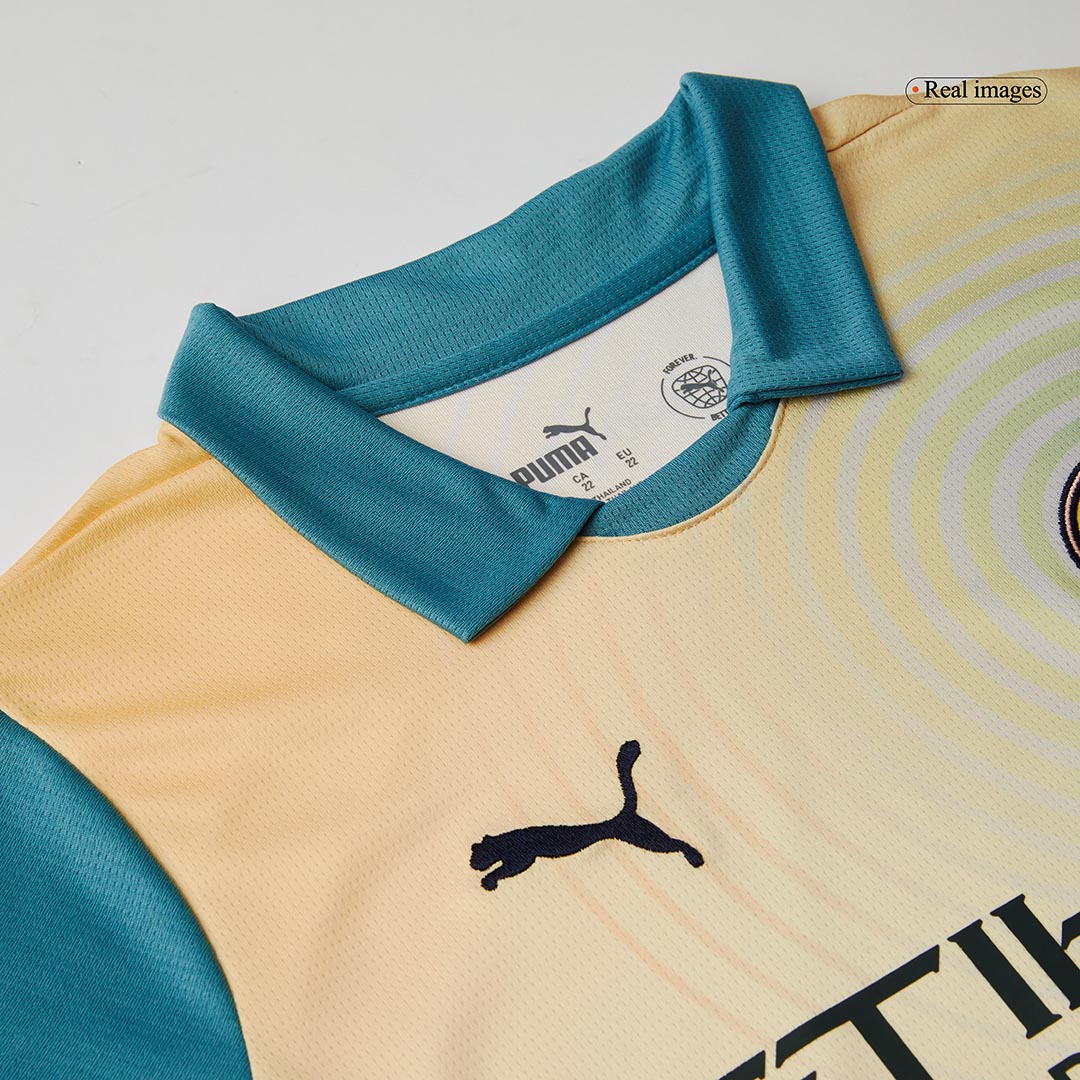 Manchester City Fjärde borta Fotbollströja 2024/25 Fotbollssats Barn - Definitely City