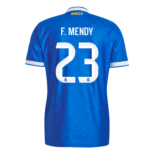 Real Madrid Tröja F. MENDY #23 2025/26 Tredje Autentisk Blå