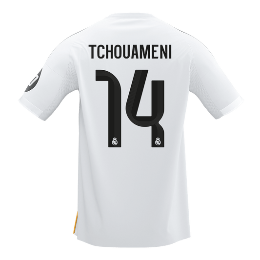 TCHOUAMENI #14 Real Madrid Tröja 2025/26 Hemma Premium Vit