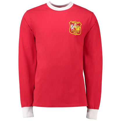 Retro Manchester United Fotbollströja 1963 långärmad Final