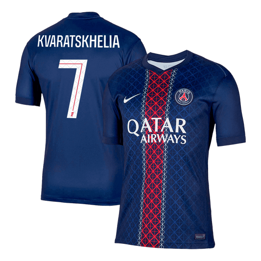 KVARATSKHELIA #7 PSG Tröja 2025/26 Hemma-1
