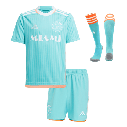 Inter Miami CF Tredjeställ Fotbollströja 2024 Fotbollssats Barn