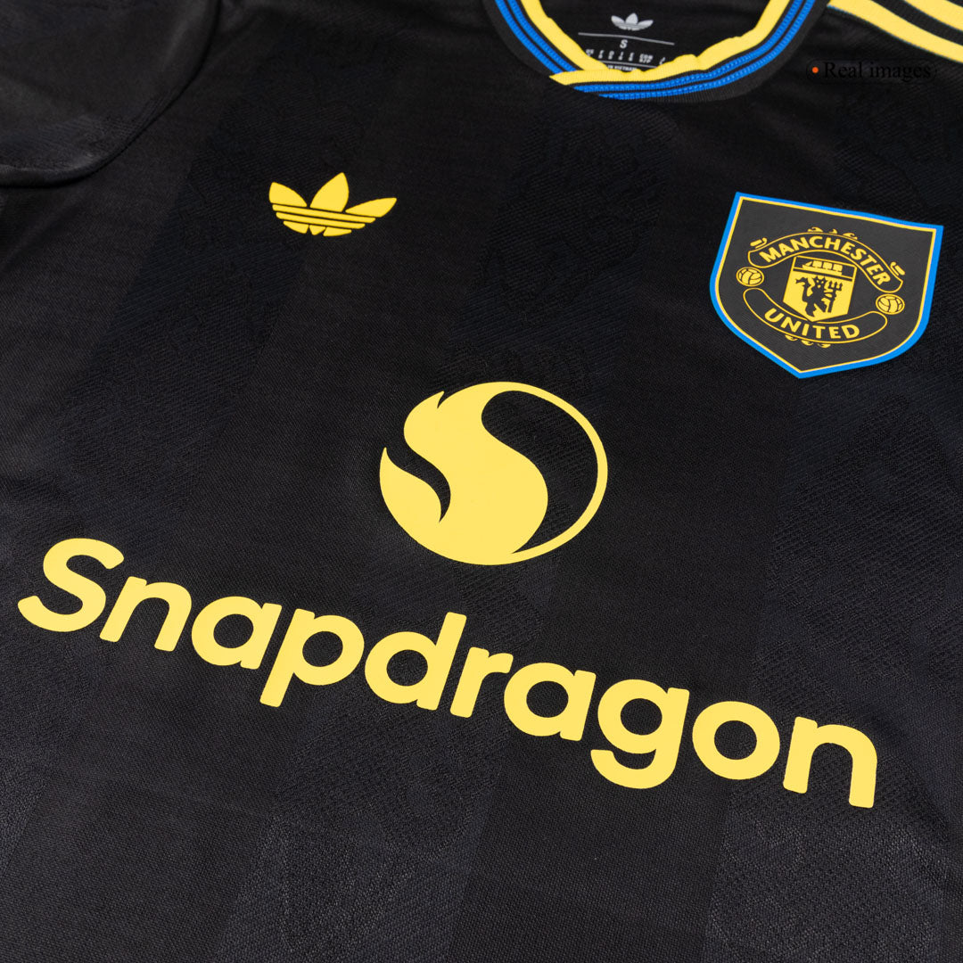 Manchester United Tröja MOUNT #7 2025/26 Tredje Svart-6