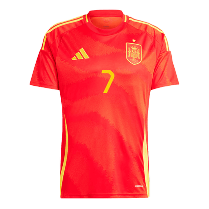 MORATA #7 Spanien Hemma Fotbollströjor Euro 2024