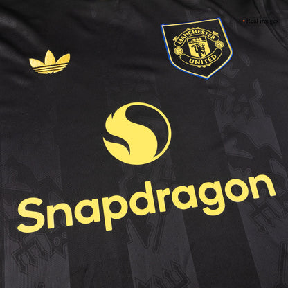 Manchester United Tröja 2025/26 Tredje Långärmad Svart