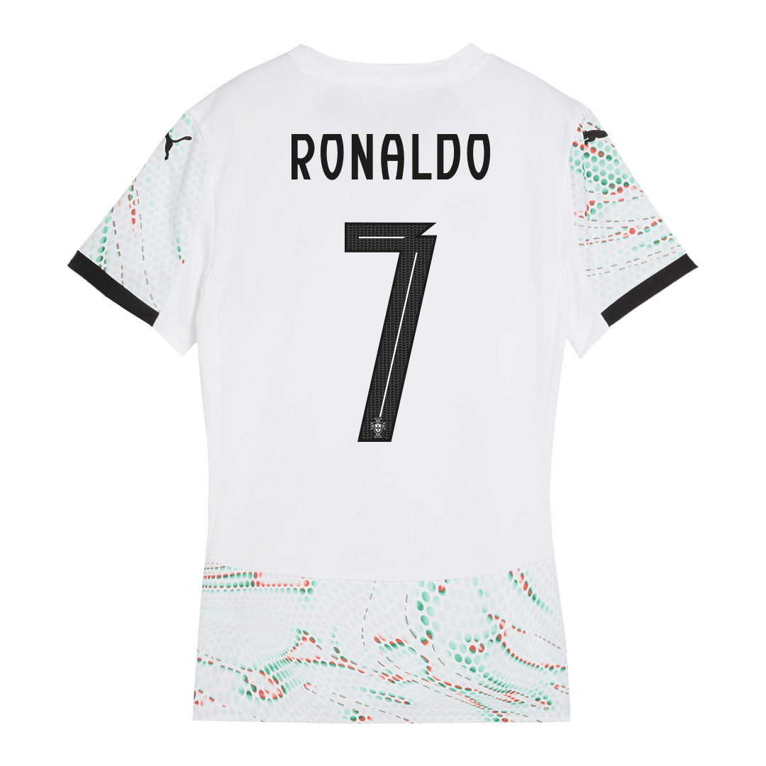 Portugal Borta Fotbollströjor RONALDO #7 2025 Dam
