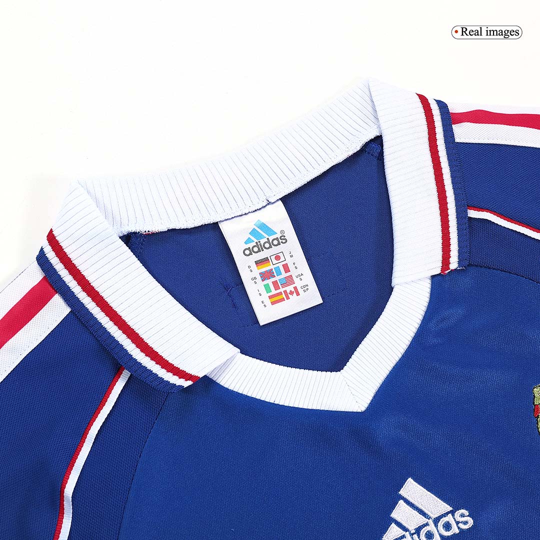 Retro Frankrike Hemma Fotbollströjor 1998