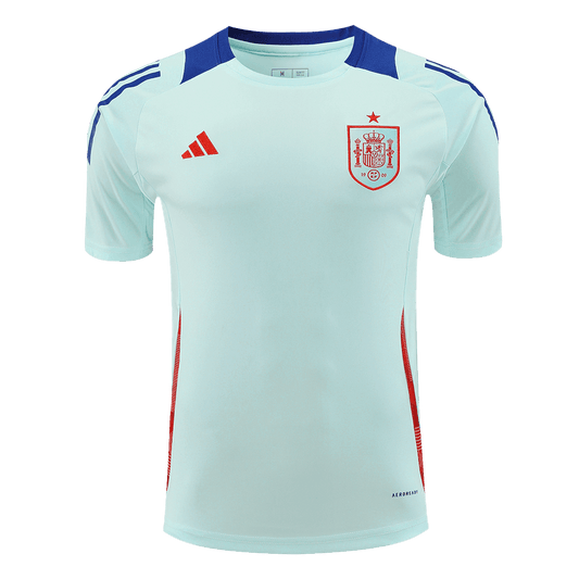 Spanien Före match Fotbollströjor Euro 2024