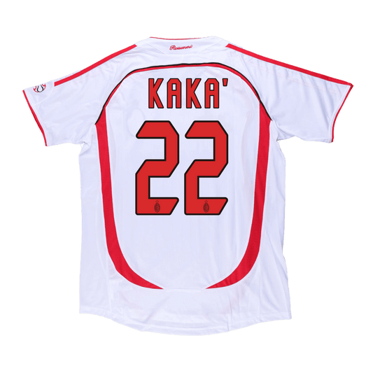 Retro AC Milan Borta Fotbollströja KAKA' #22 2006/07 - UCL