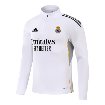 Real Madrid Tröja & Träningsset(Jacka+Byxor) 2025/26 Vit Barn