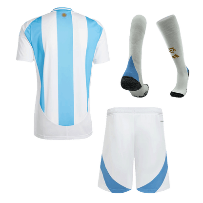 Argentina Hemma Fotbollströja 2024 Fotbollssats