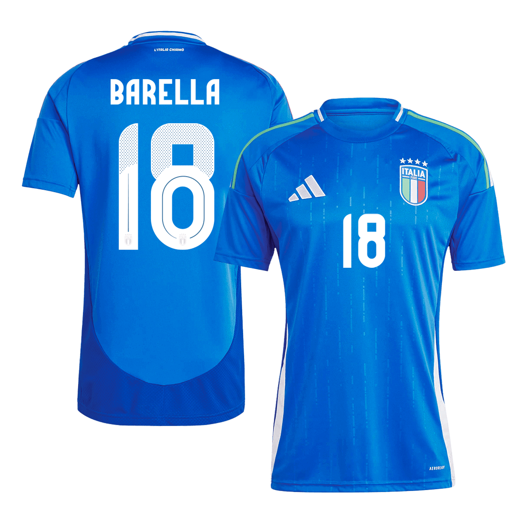 BARELLA #18 Italien Hemma Fotbollströjor Euro 2024