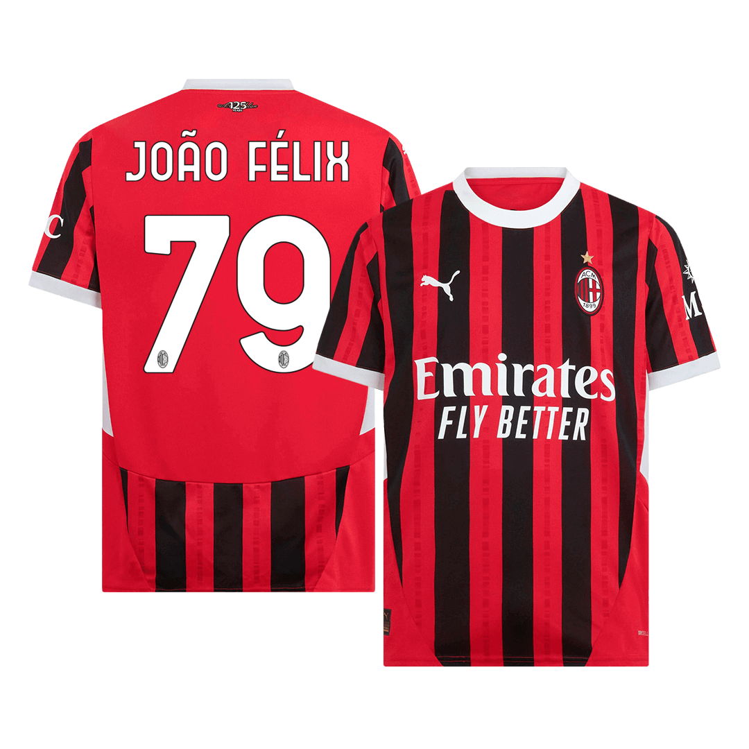 AC Milan Hemma Fotbollströja JOÃO FÉLIX #79 2024/25