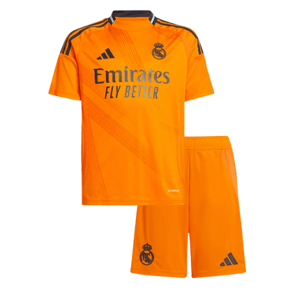 Real Madrid Borta Fotbollströja 2024/25 Fotbollssats Barn
