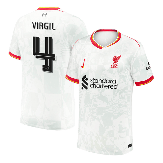 Liverpool Tredjeställ Fotbollströja VIRGIL #4 2024/25 - UCL