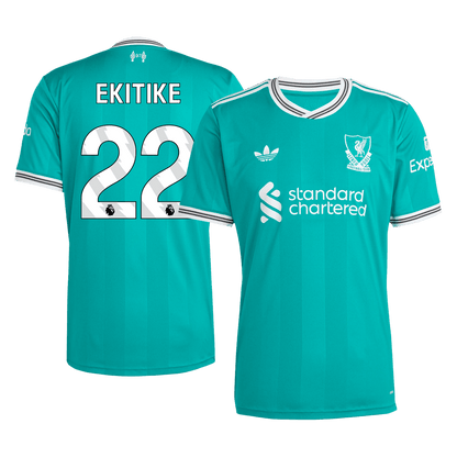 Liverpool Tröja EKITIKE #22 2025/26 Tredje Grön