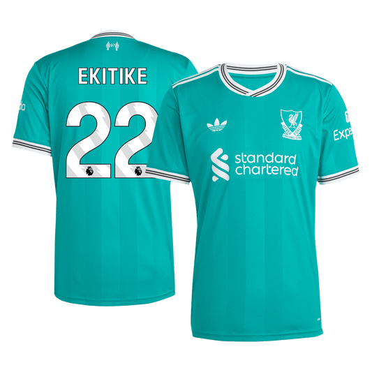 Liverpool Tröja EKITIKE #22 2025/26 Tredje Grön