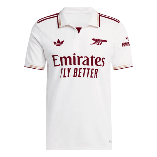 Arsenal Tröja 2025/26 Tredje Autentisk Vit