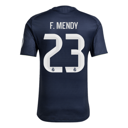 Real Madrid Tröja F.MENDY #23 2025/26 Borta Autentisk Mörkblå