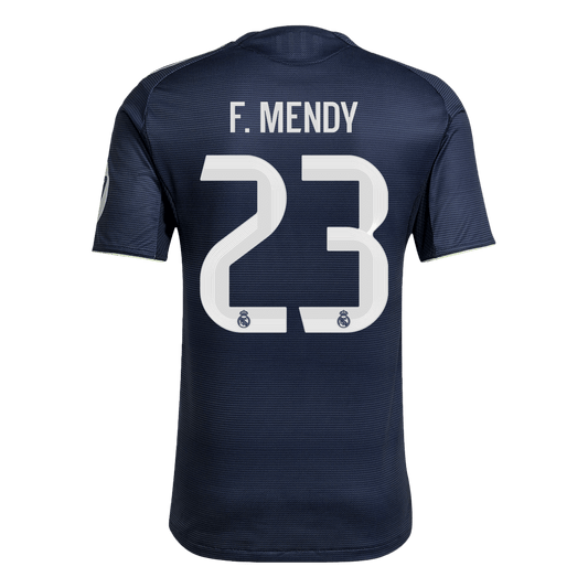 Real Madrid Tröja F.MENDY #23 2025/26 Borta Autentisk Mörkblå