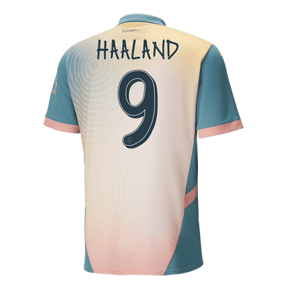 Manchester City Fjärde borta Fotbollströja HAALAND #9 2024/25 - Definitely City